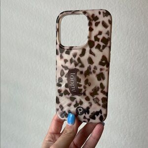 Loopy Case iPhone 14 Pro- Blonde Tortoise